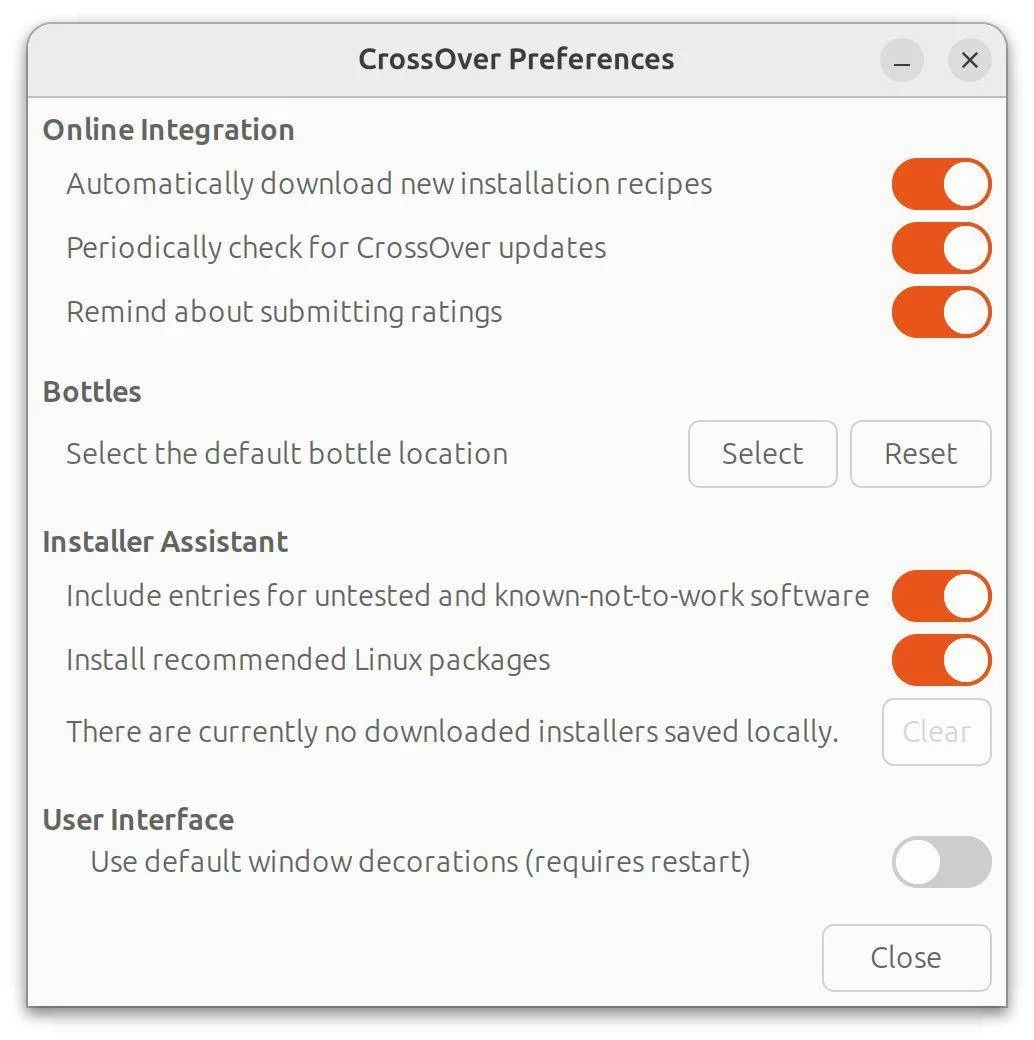 图片[5] - CrossOver 24发布：基于Wine 9.0，能让Mac初步运行32位应用 - 万事屋 | 生活·动漫·娱乐综合社区-银魂同好聚集地