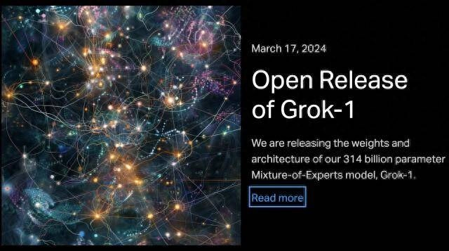真“Open” AI？马斯克旗下大模型Grok宣布开源：参数量全球最大 - 万事屋 | 生活·动漫·娱乐综合社区-银魂同好聚集地