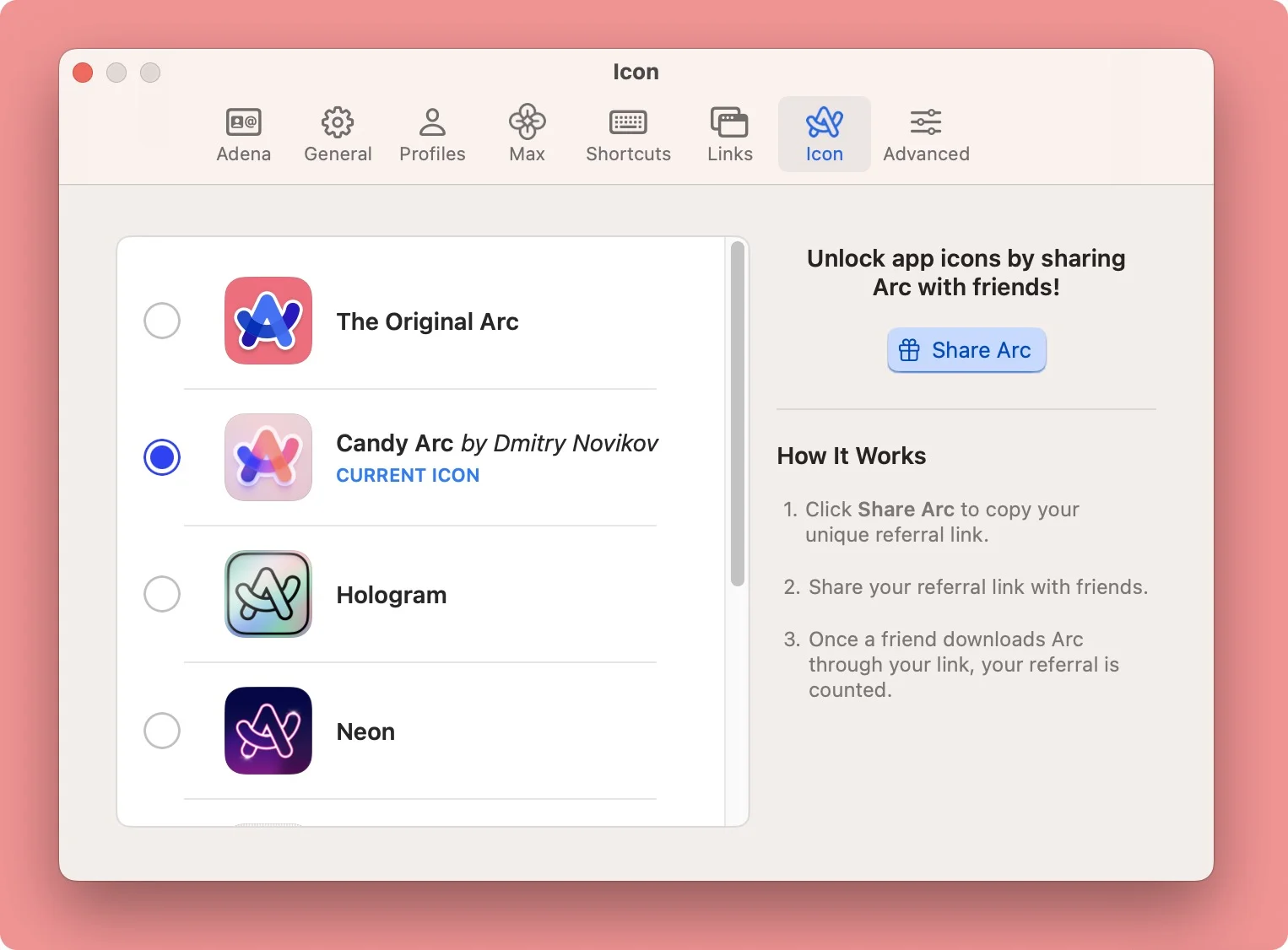 图片[1] - Arc 更新可以换 icon 了 - 软件交流银魂 - 科技改变生活 - 万事屋 | 生活·动漫·娱乐综合社区-银魂同好聚集地