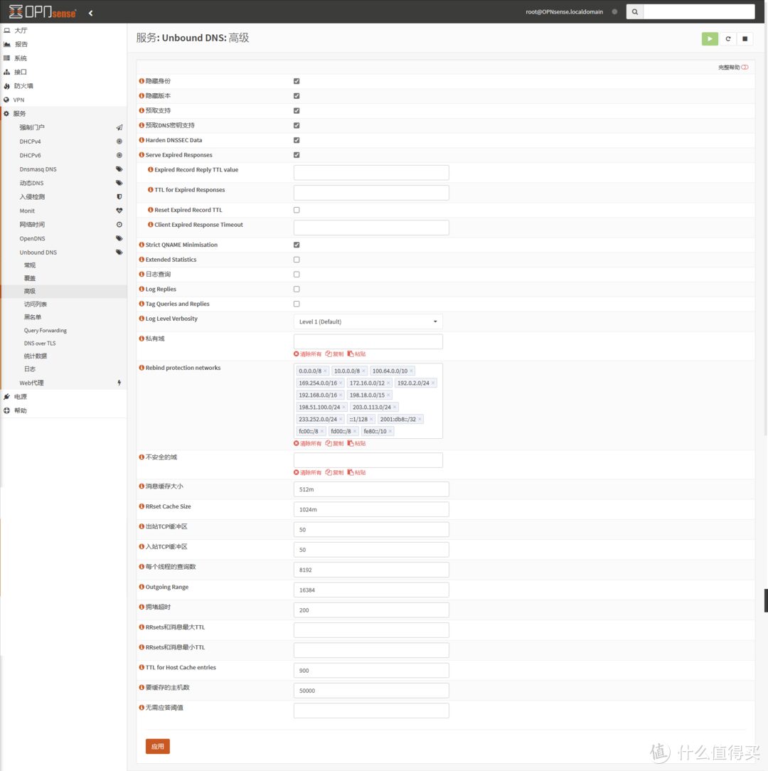 OPNsense 基本设置及Unbound DNS设置-1 OPNsense 基本设置及Unbound DNS设置-1