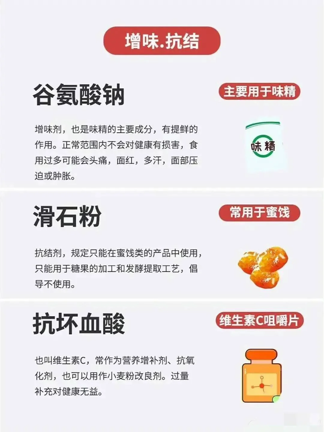 常用的食品添加剂，你都吃过哪些？-1