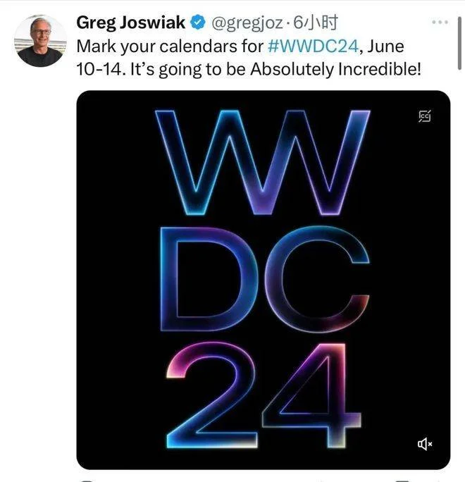 图片[3] - 苹果官宣定档！iOS 18或亮相！苹果高管推文还暗示这一重要细节 - 万事屋 | 生活·动漫·娱乐综合社区-银魂同好聚集地