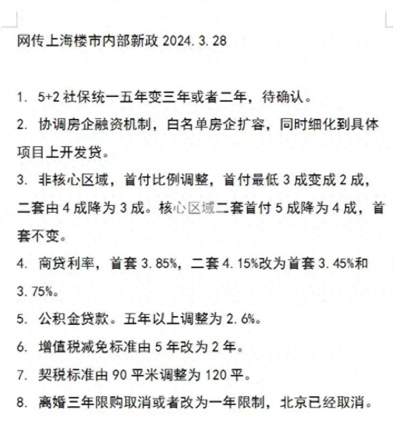 网传上海将出台8条楼市新政，挤“牙膏”一次挤八节 - 万事屋 - 万事屋
