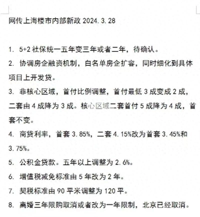 网传上海将出台8条楼市新政，挤“牙膏”一次挤八节 - 万事屋 | 生活·动漫·娱乐综合社区-银魂同好聚集地