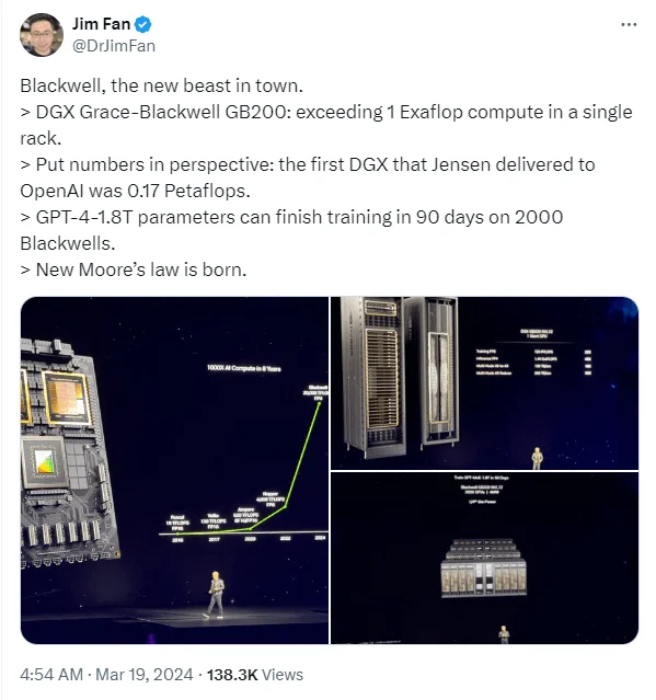 图片[2] - 英伟达“最强AI芯片”炸裂全场！业内惊呼：新的摩尔定律诞生 - 万事屋 | 生活·动漫·娱乐综合社区-银魂同好聚集地