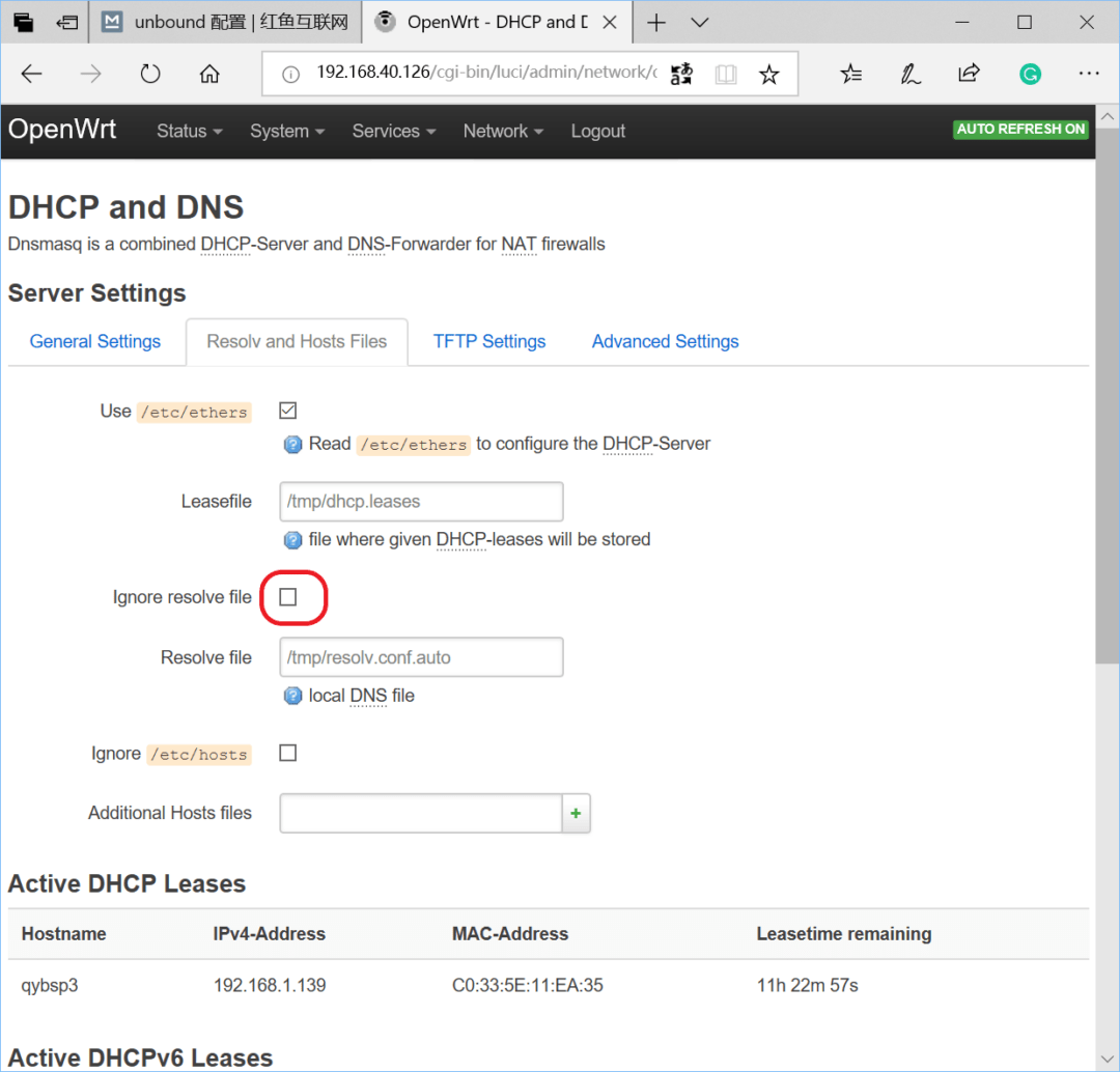 OpenWrt 安装 unbound 并配置和使用 DNS over TLS-1