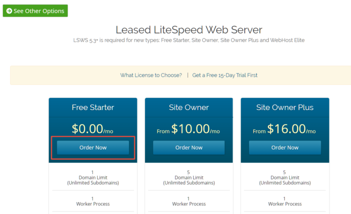 小站可以不用免费开源的OpenLiteSpeed，改用免费又好用的LiteSpeed！ - 万事屋