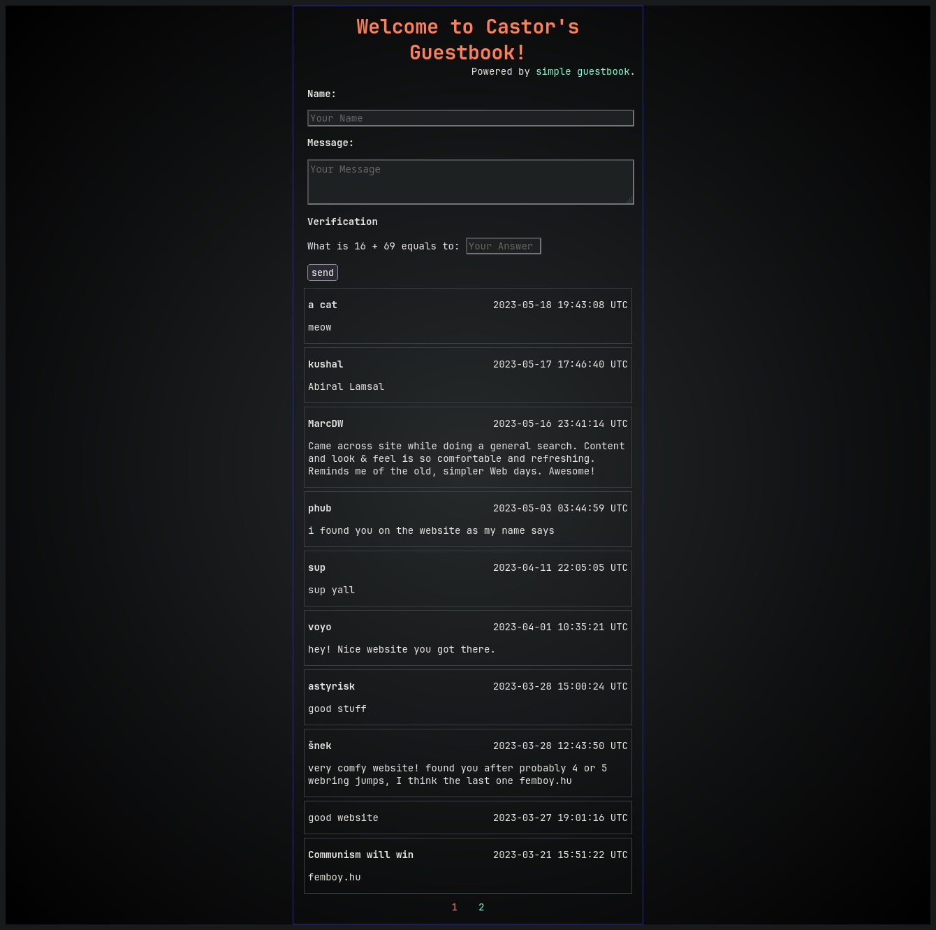 一款开源却很简陋的PHP留言板程序：simple-guestbook - 软件交流银魂 - 科技改变生活 - 万事屋 | 生活·动漫·娱乐综合社区-银魂同好聚集地