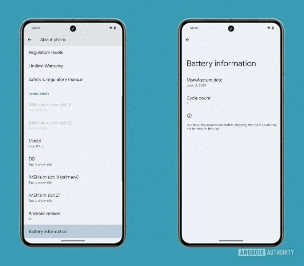 谷歌Android 15新特性之一是可查看存储芯片剩余寿命和电池健康信息-1