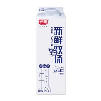 光明牛奶 新鲜牧场 950ml*1瓶 仅需8块！-1