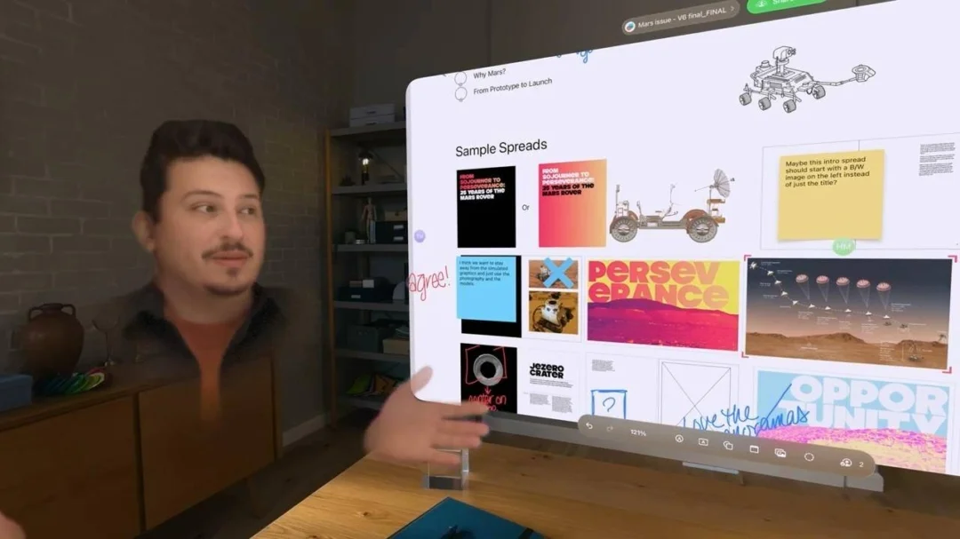 苹果Spatial Persona初体验：支持5人沉浸式虚拟聊天、看视频-1