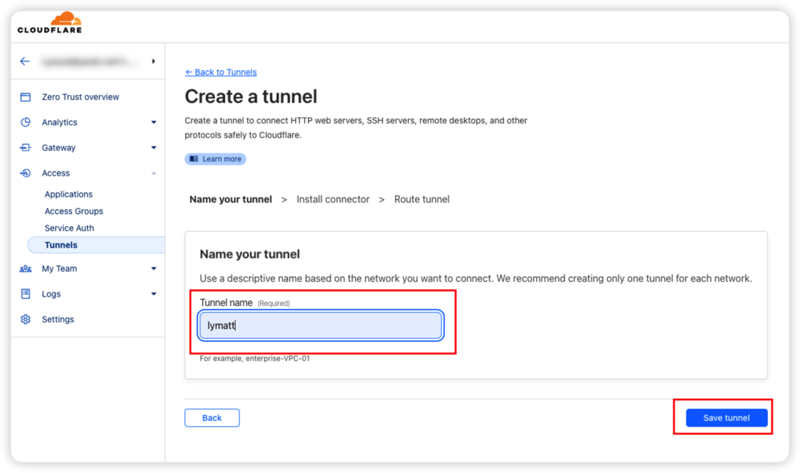 利用CloudFlare Tunnel 实现免费内网穿透-1 利用CloudFlare Tunnel 实现免费内网穿透-1