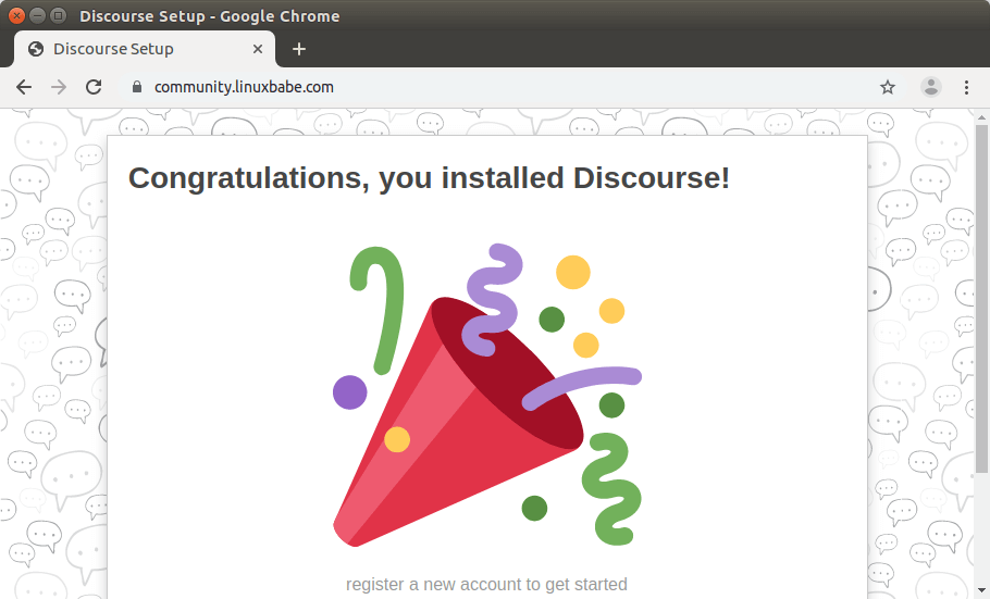 在 Debian11 上不用 Docker 就能安装 Discourse 论坛软件-1 在 Debian11 上不用 Docker 就能安装 Discourse 论坛软件-1