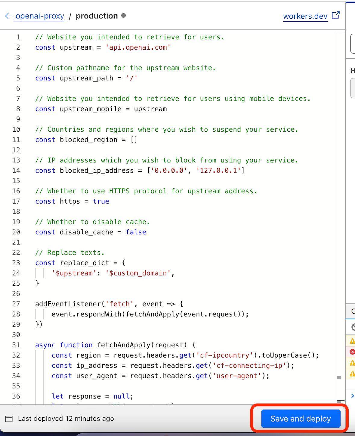 使用Cloudflare Workers生成不用魔法的OpenAI接口-1