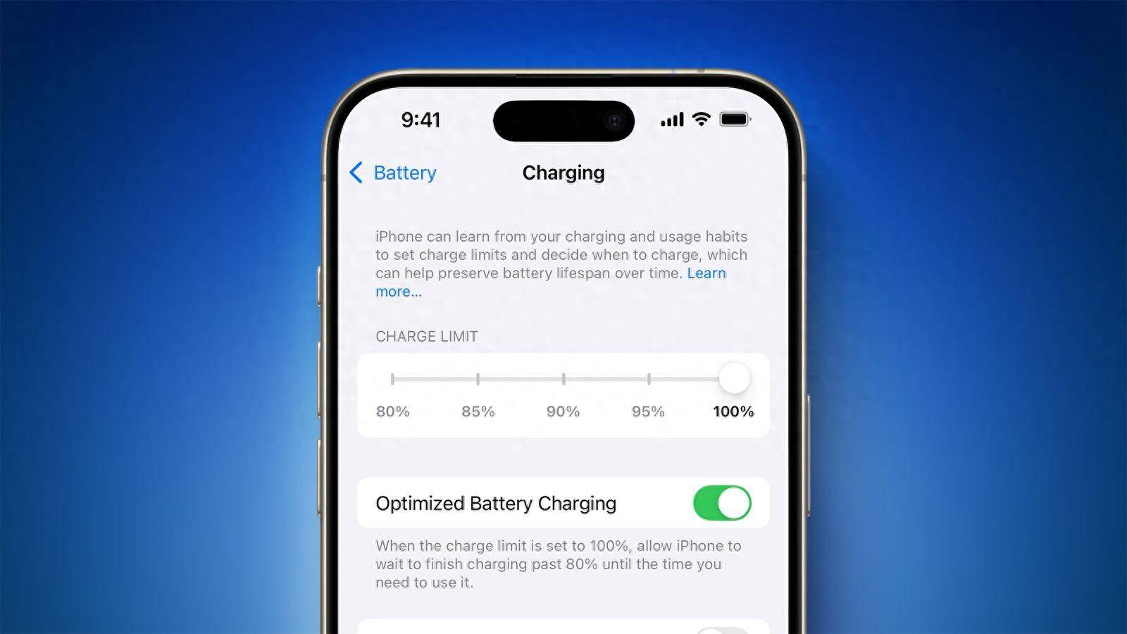iOS 18为iPhone 15 机型引入更多充电限制级别：85%、90% 和 95% - Apple银魂 - 科技改变生活 - 万事屋 | 生活·动漫·娱乐综合社区-银魂同好聚集地