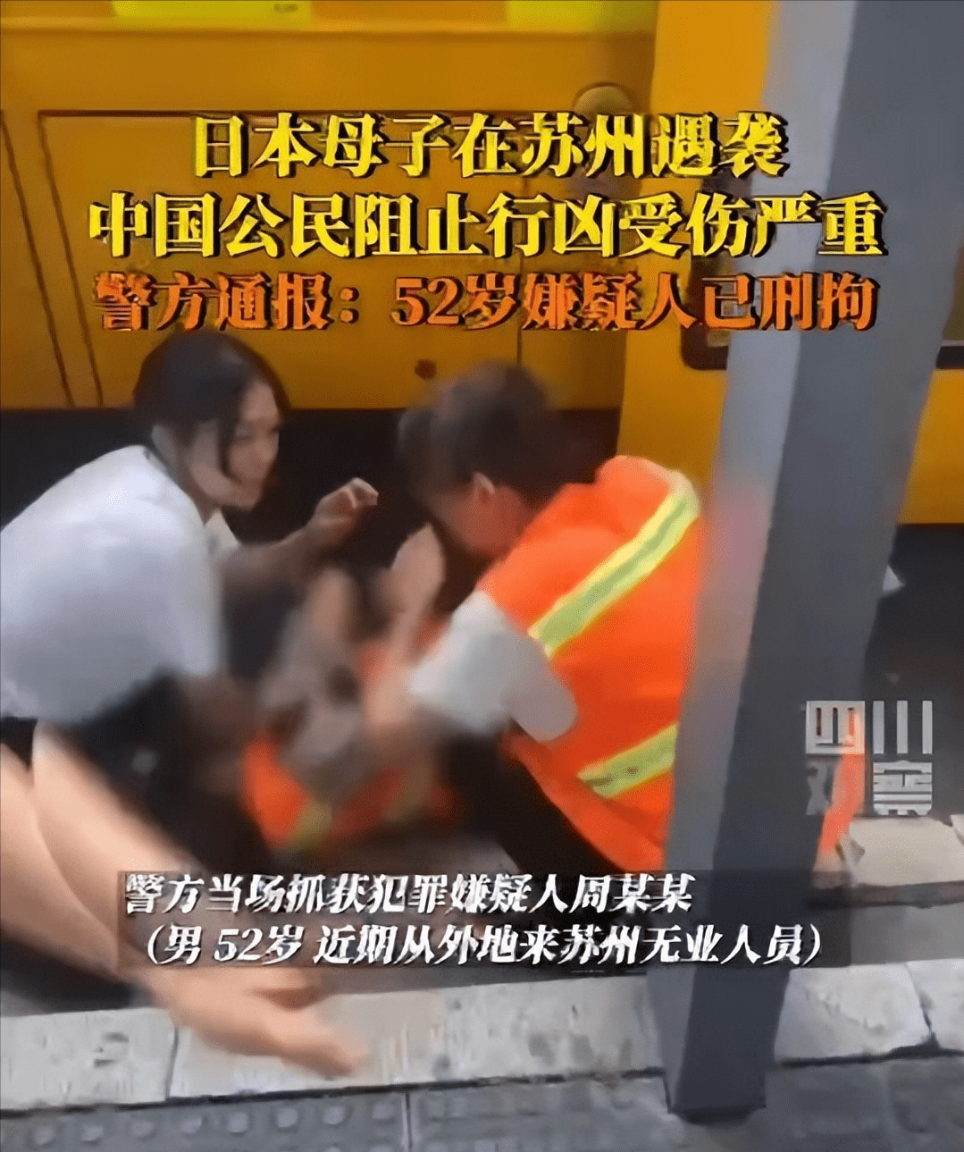 图片[3] - 2名日本人苏州遇袭后续：警方通报，外交部回应，胡锡进愤怒发声 - 万事屋