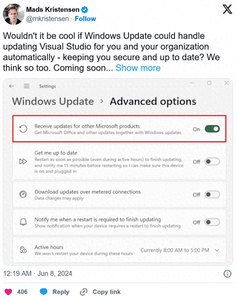 微软即将支持通过 Windows Update 更新 Visual Studio - 万事屋 | 生活·动漫·娱乐综合社区-银魂同好聚集地