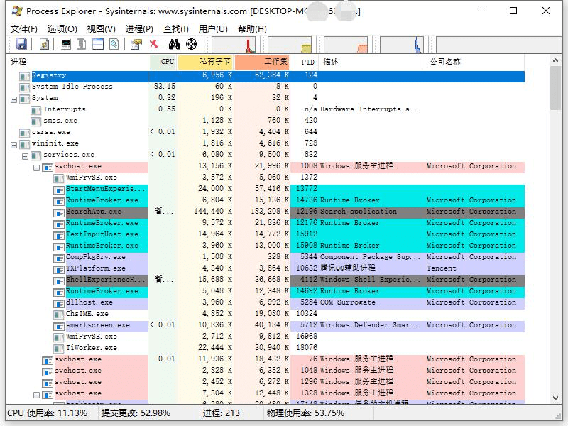 免费且功能强大的进程管理软件：Process Explorer - 万事屋 | 生活·动漫·娱乐综合社区-银魂同好聚集地