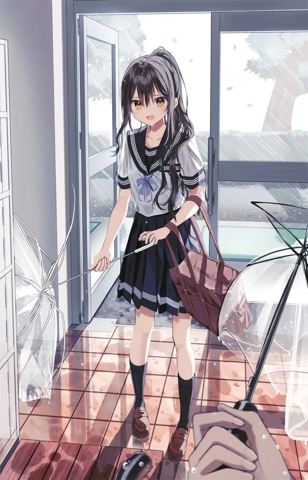 精美动漫壁纸分享：制服美少女 崩铁 翡翠 托帕 绝区零 艾莲·乔 明日方舟 妮芙-1