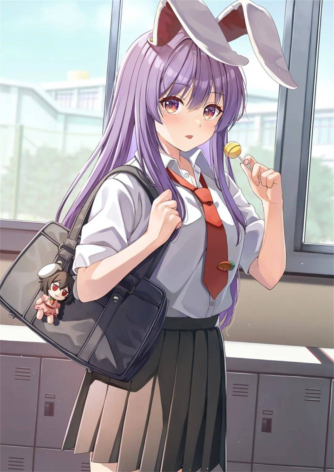 精美动漫壁纸分享：制服美少女 崩铁 翡翠 托帕 绝区零 艾莲·乔 明日方舟 妮芙-1