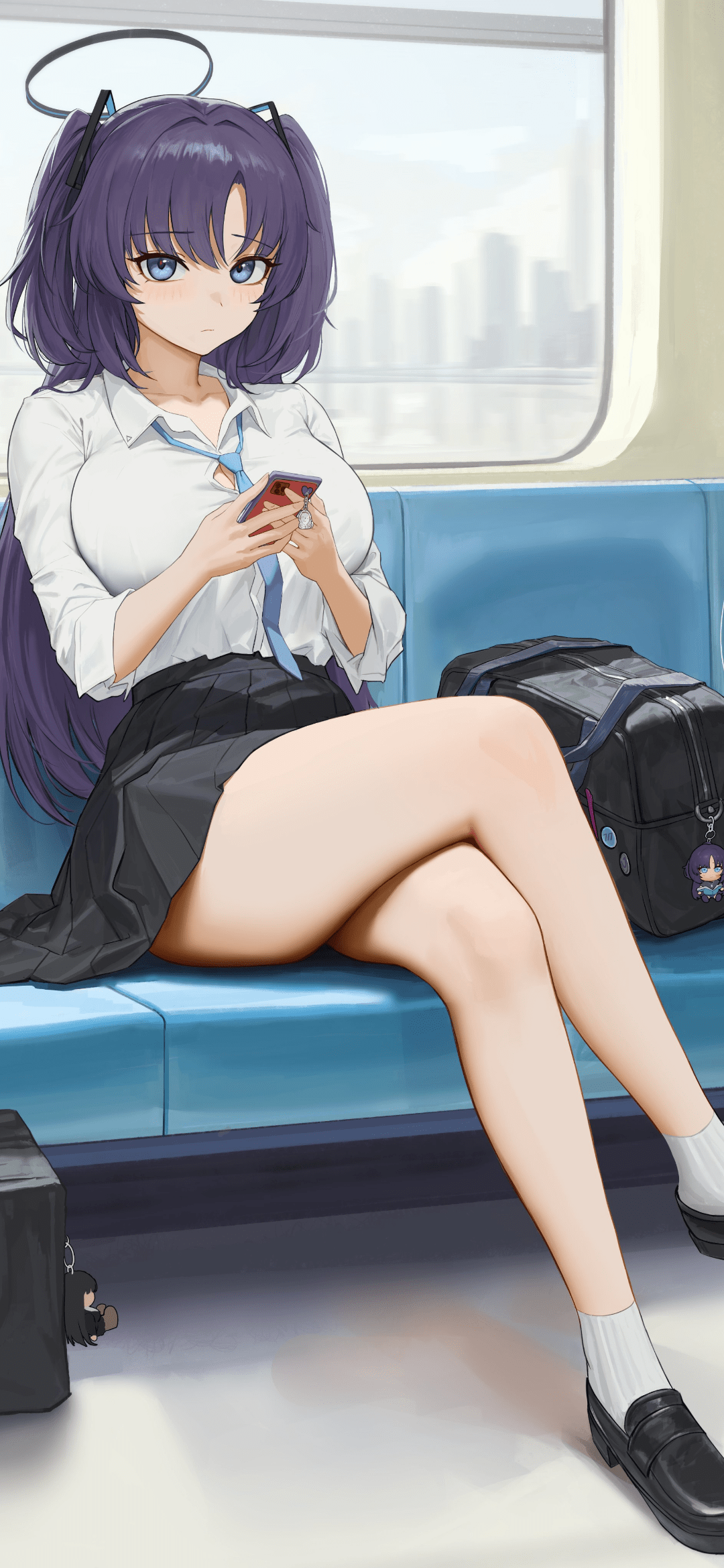 动漫壁纸分享：碧蓝档案 早濑优香 圣园弥香 兽耳女高-1