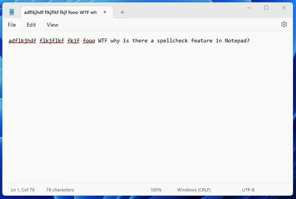 Windows 11记事本喜迎升级:支持拼写检查、自动纠错-1 Windows 11记事本喜迎升级:支持拼写检查、自动纠错-1
