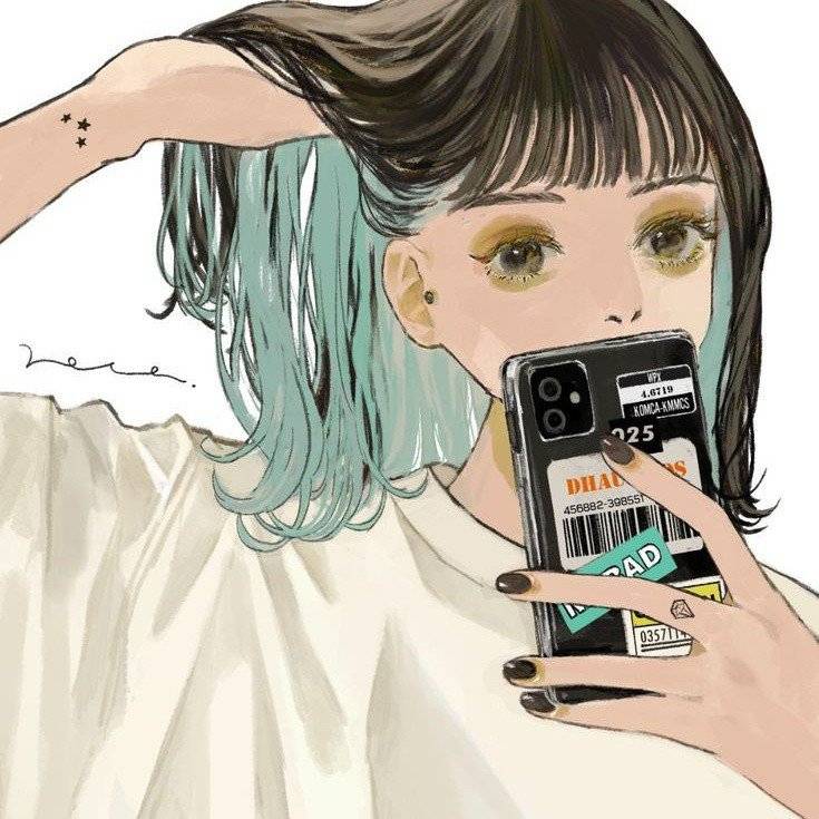 几张不错的动漫女生头像图片-1