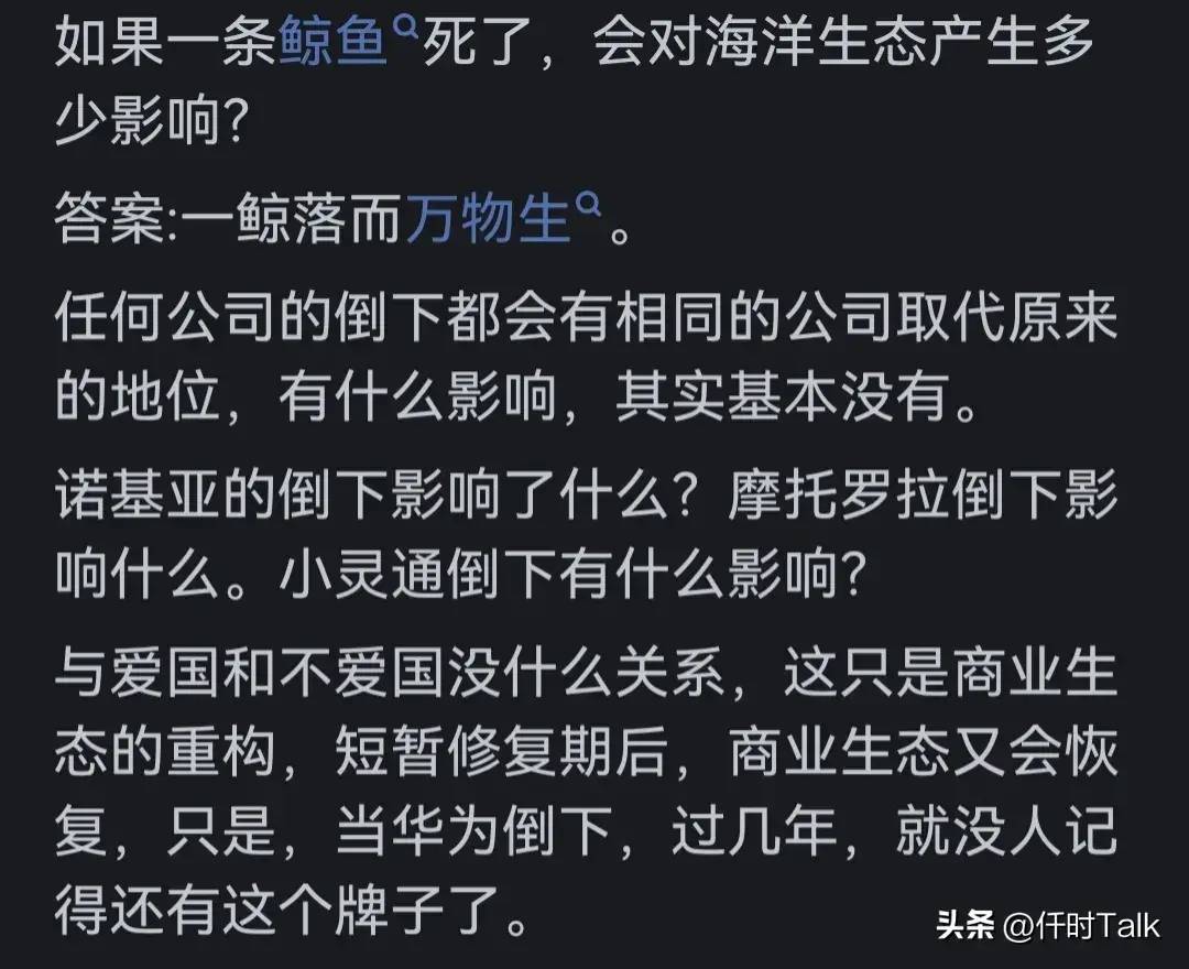 图片[9] - 为什么很多人嘲讽华为？华为倒了对他们有什么好处？网友道出真相 - 万事屋