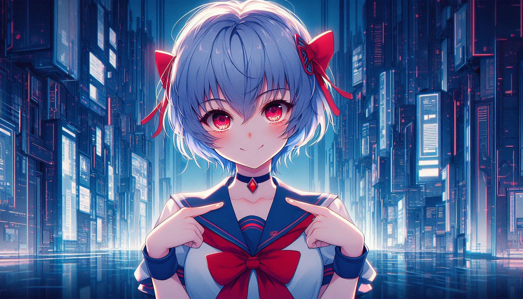 图片[9] - 微软家的Microsoft Designer生成的绫波丽，哪个是你心中的女神？ - 美图壁纸银魂 - 大众生活 - 万事屋