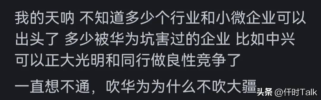 图片[6] - 为什么很多人嘲讽华为？华为倒了对他们有什么好处？网友道出真相 - 万事屋