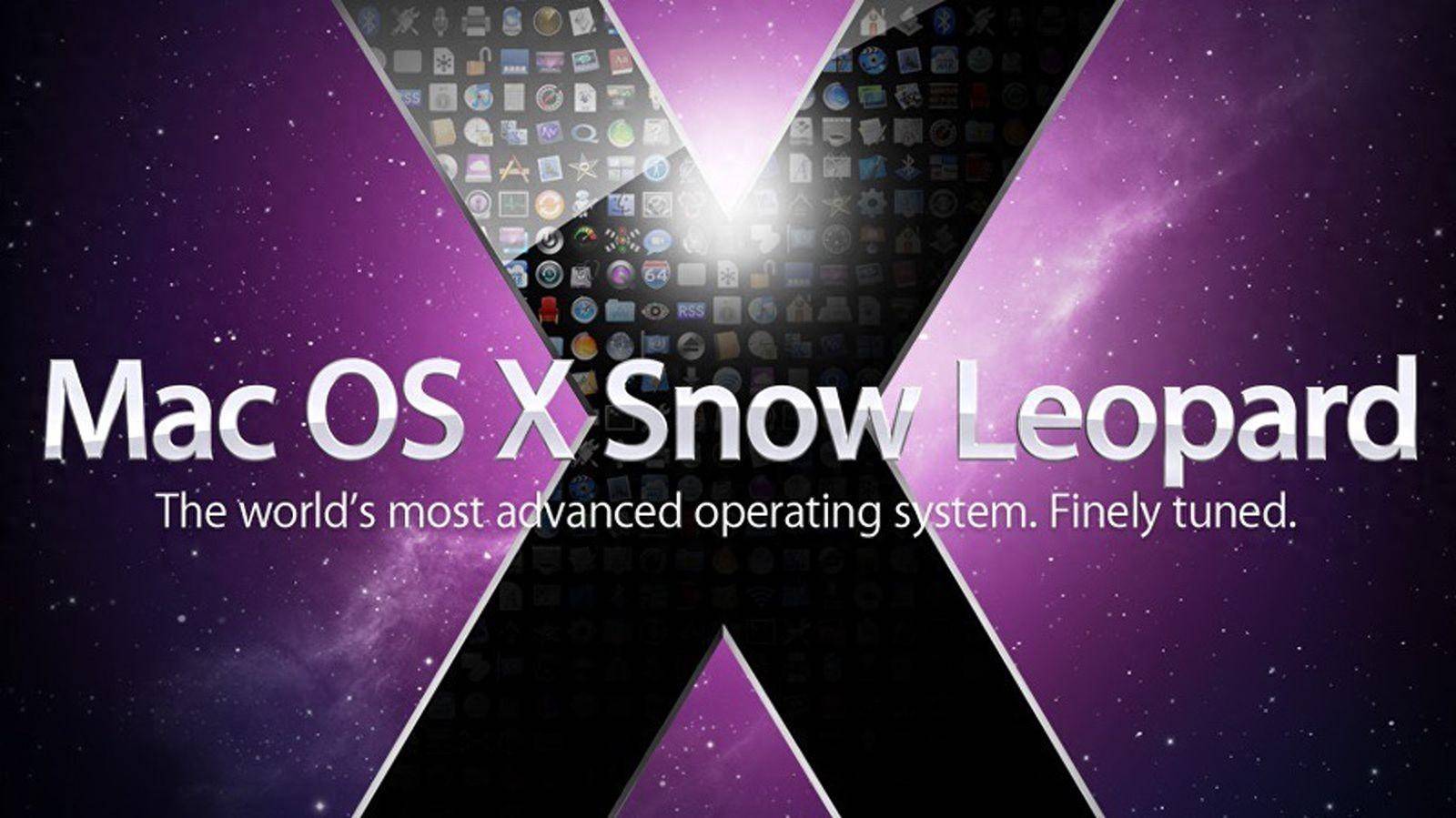 Mac OS X Snow Leopard于15年前的今天发布 该版本几乎无任何新功能 - Apple银魂 - 科技改变生活 - 万事屋 | 生活·动漫·娱乐综合社区-银魂同好聚集地
