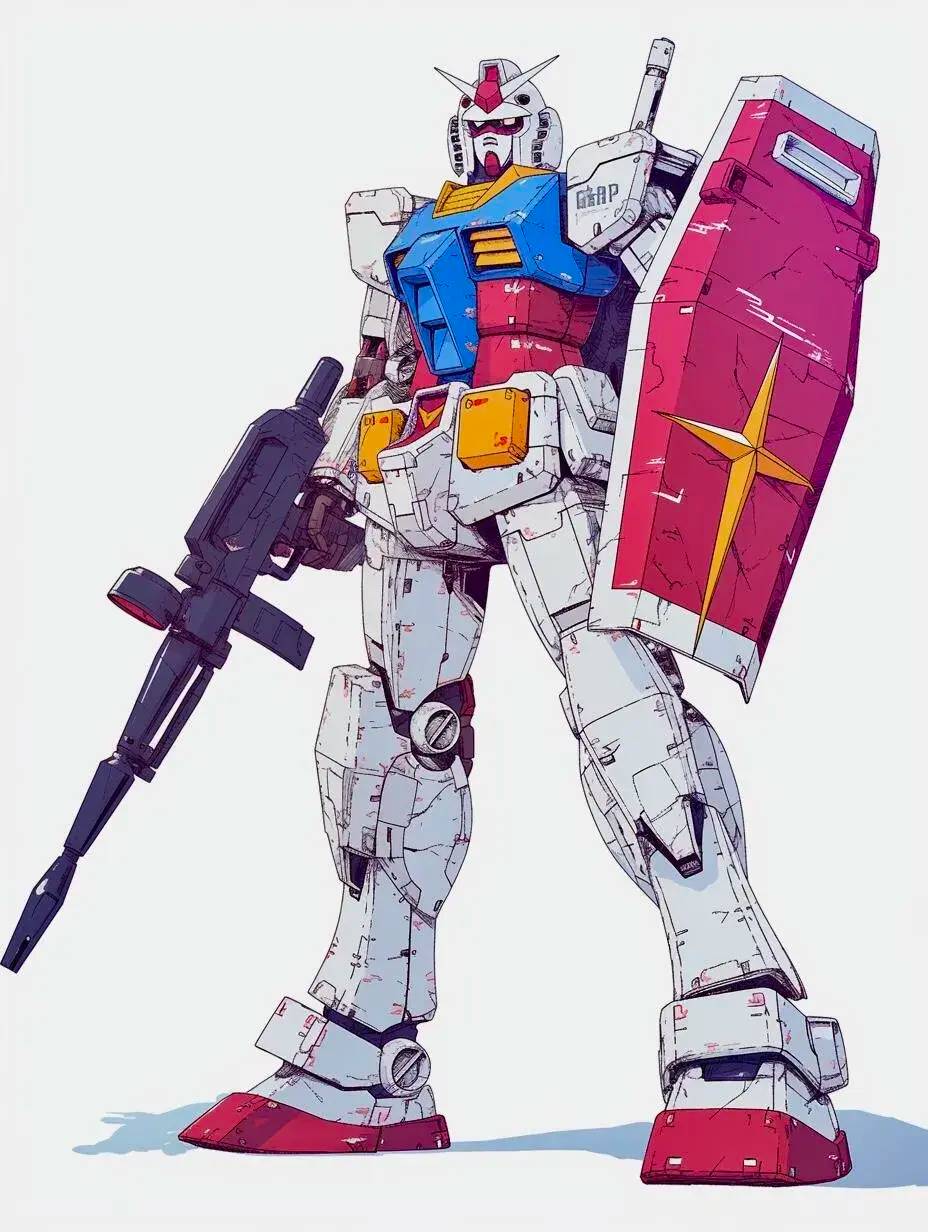 机动战士高达RX-78-2的设计图-1
