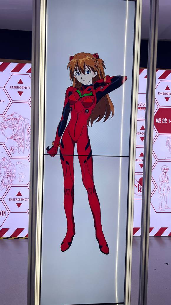 明日香粉丝分享的上海大悦城EVA展-1