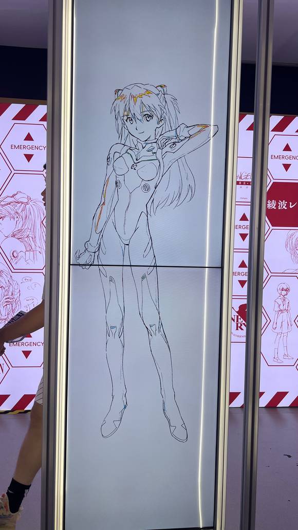 明日香粉丝分享的上海大悦城EVA展-1