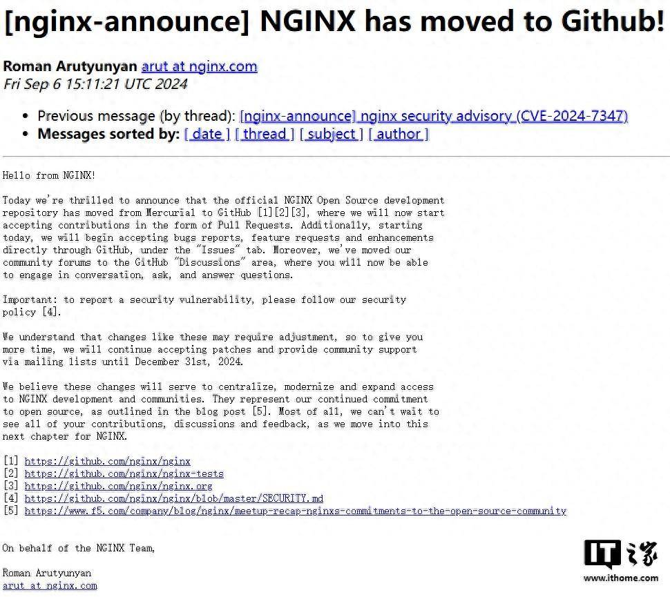 全球最大Web服务器项目NGINX迁移到GitHub - 技术宅银魂 - 科技改变生活 - 万事屋 | 生活·动漫·娱乐综合社区-银魂同好聚集地