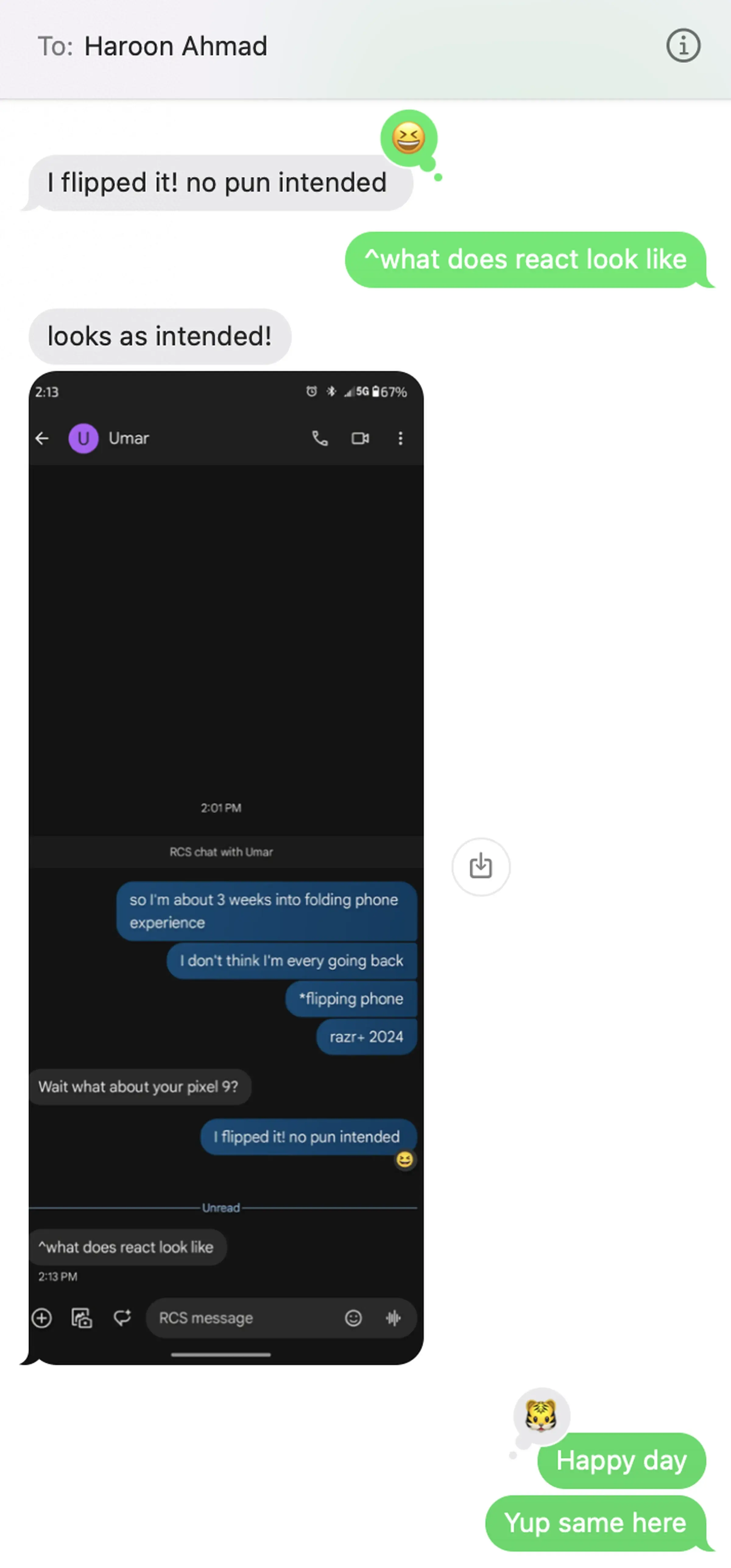 苹果终于支持iMessage聊天绿色气泡传递表情反应 - 万事屋 | 生活·动漫·娱乐综合社区-银魂同好聚集地