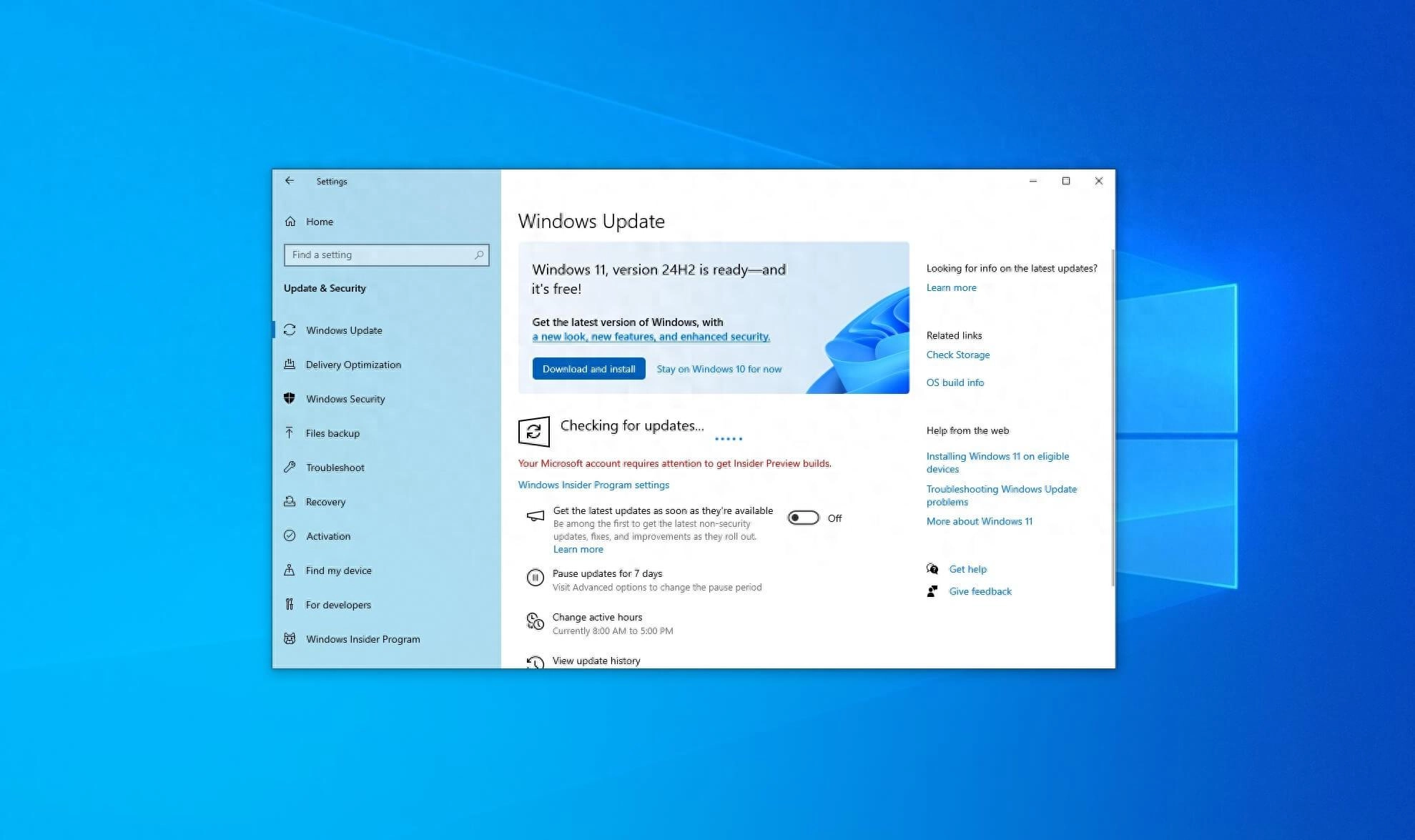 微软开始在 Windows 10 上推广 Windows 11 24H2 以推动升级 - 万事屋 | 生活·动漫·娱乐综合社区-银魂同好聚集地