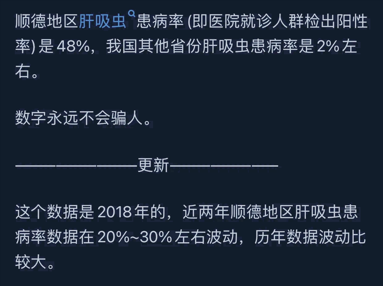 顺德鱼生是淡水生鱼片,不担心寄生虫吗?网友:大数据不会骗人