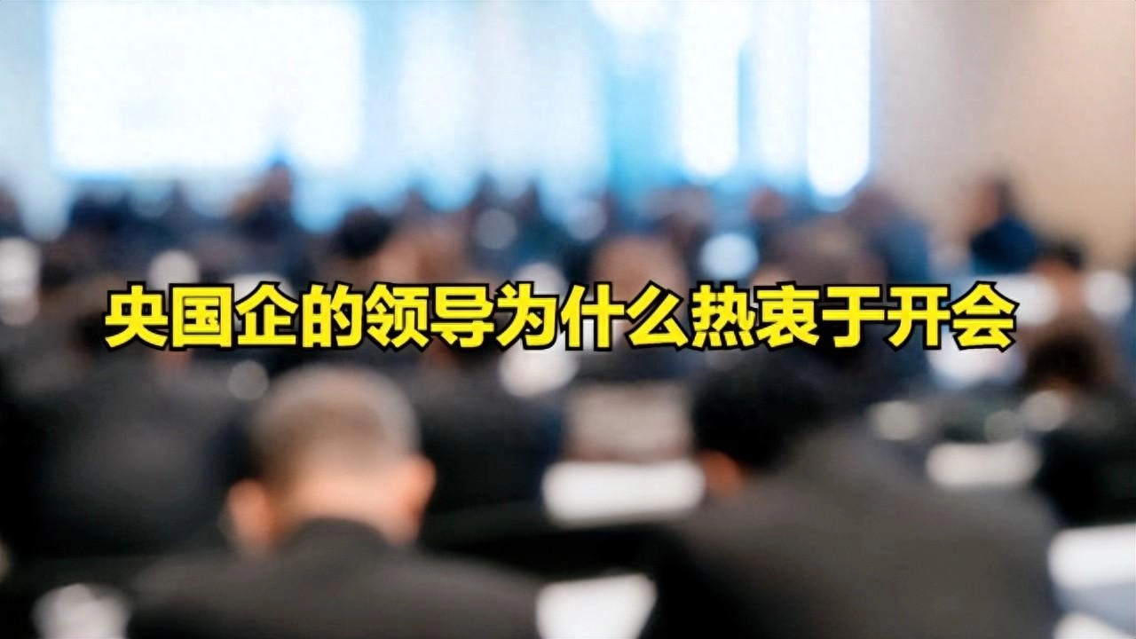 有人问：央国企的领导为什么热衷于开会？有人如此回答：