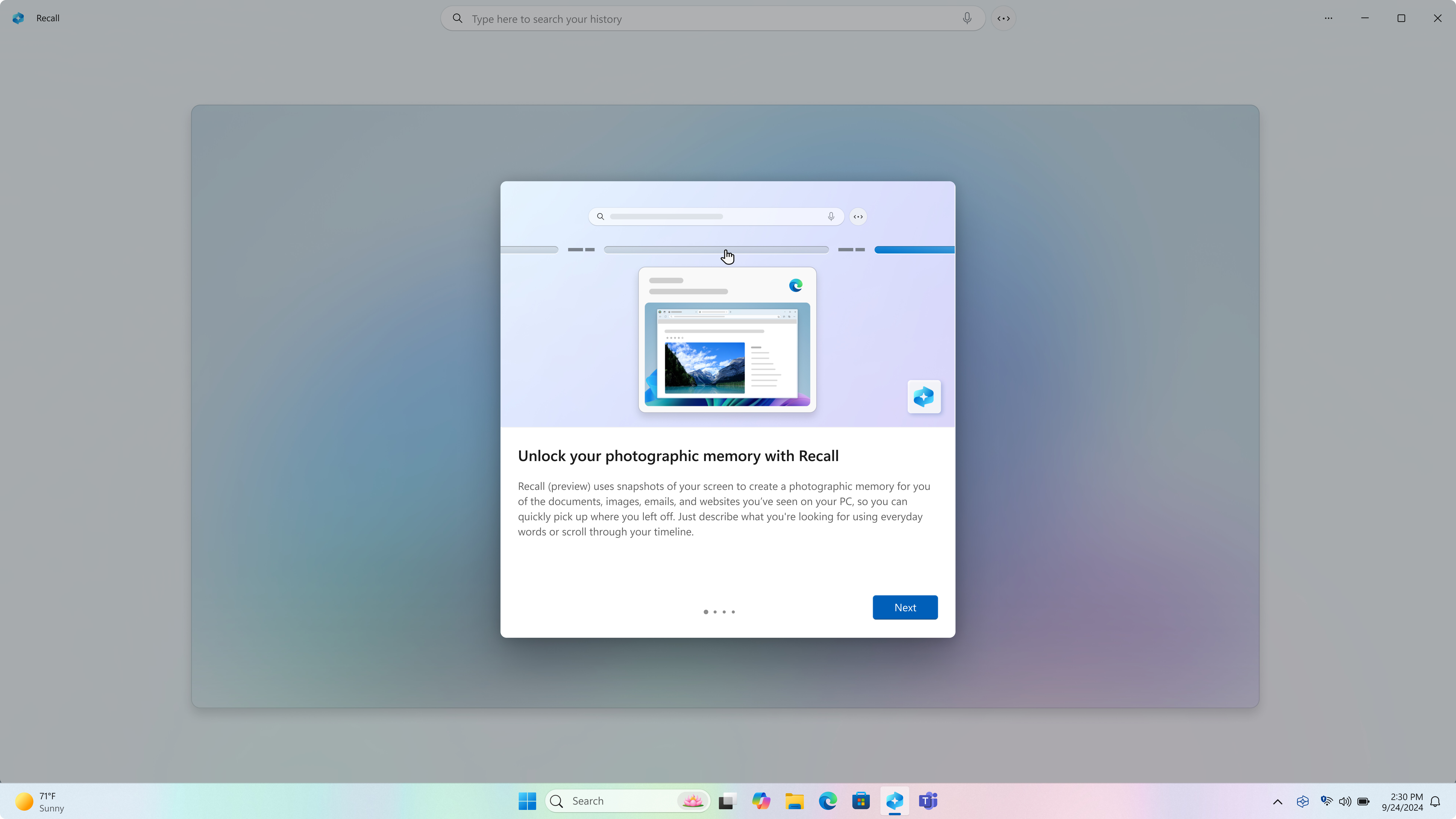 Windows Insiders 现可使用Recall功能