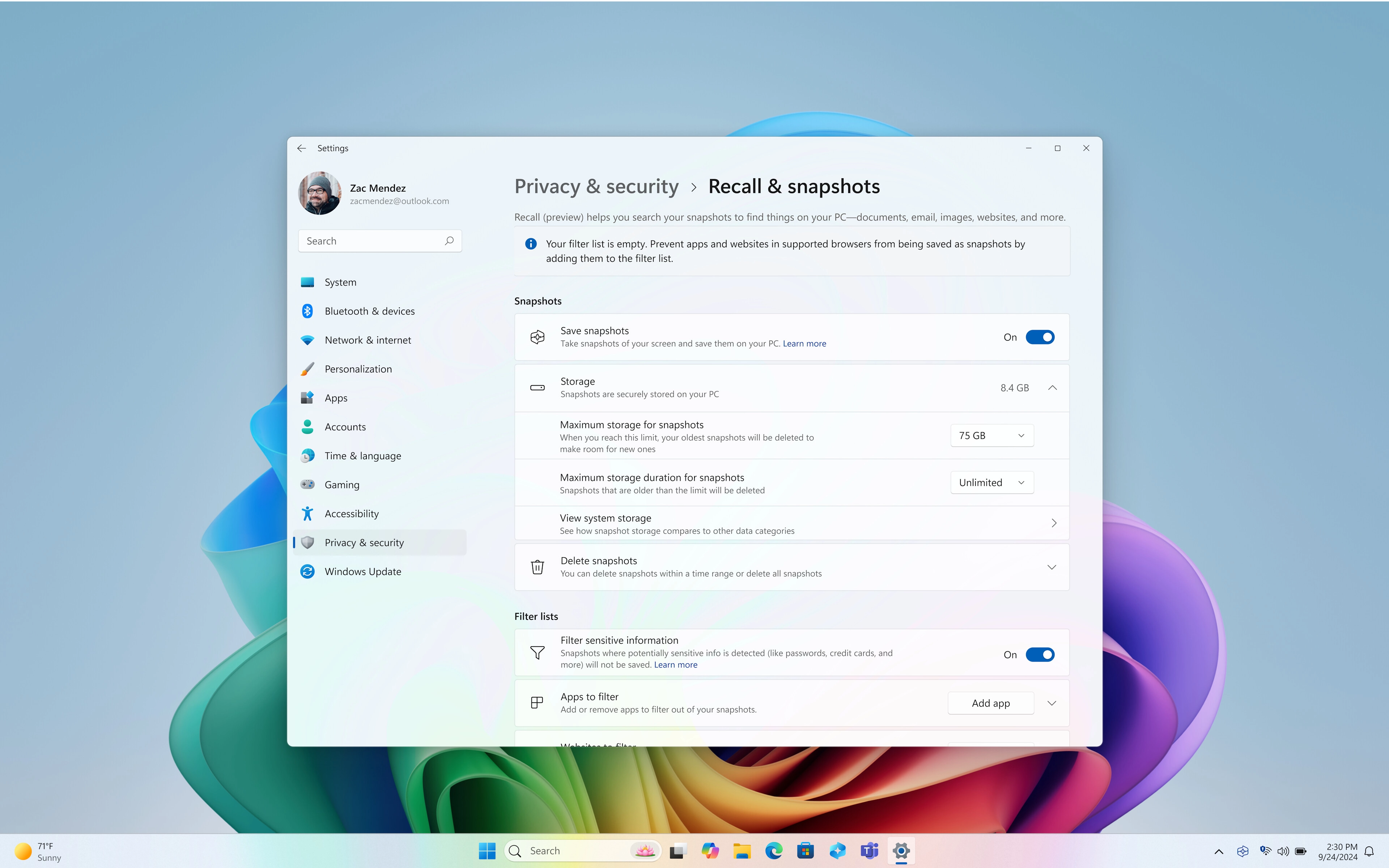 Windows Insiders 现可使用Recall功能
