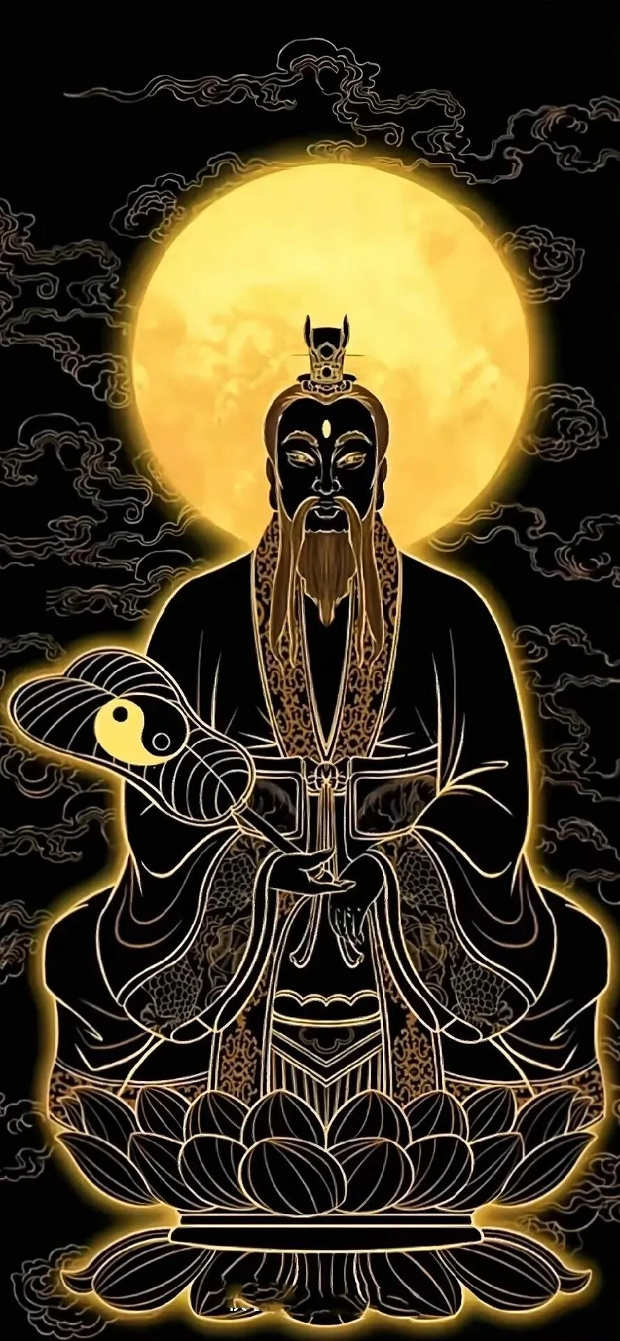 今日分享的道家壁纸，万物皆有道，道在道中行