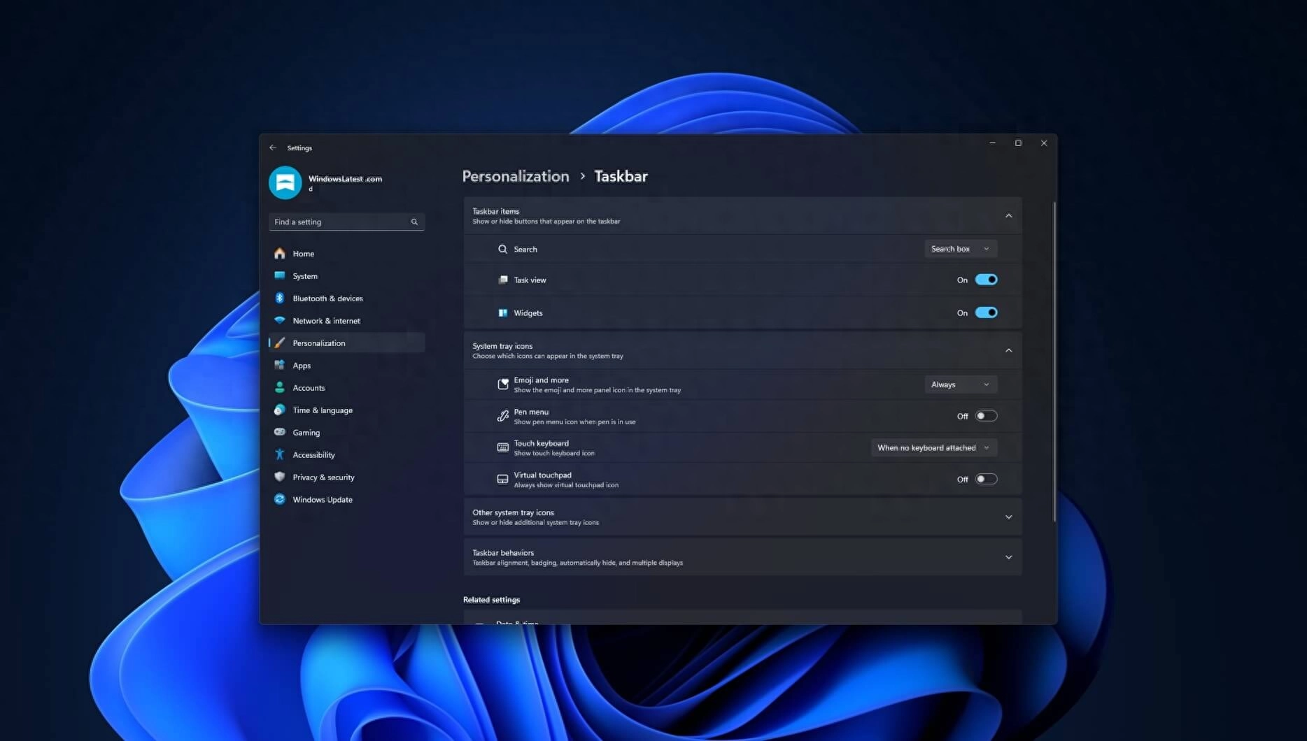 Windows 11 任务栏系统托盘新增功能 提醒插入符号与表情 - 万事屋 | 生活·动漫·娱乐综合社区-银魂同好聚集地