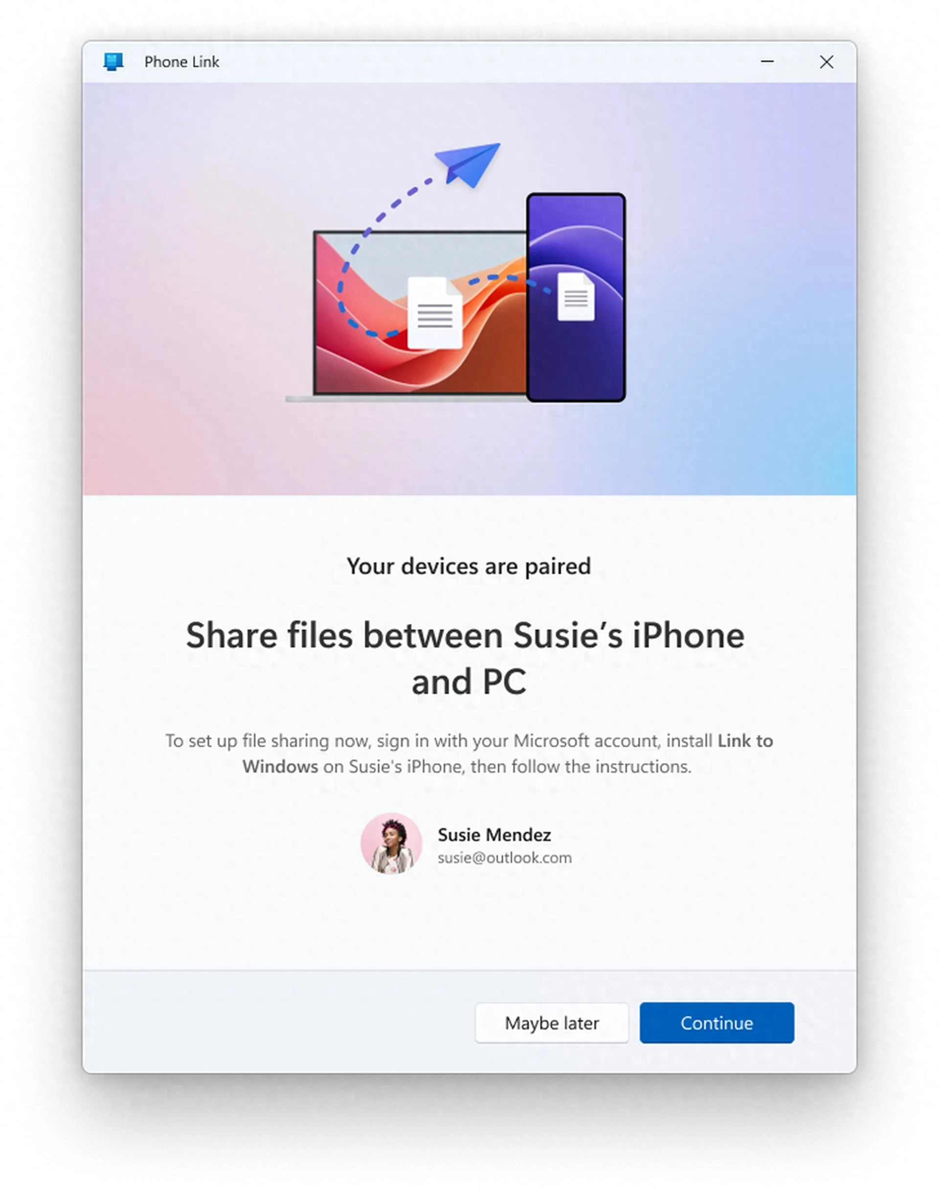 微软开始测试 Windows PC 与 iPhone 的文件共享功能 - 万事屋 | 生活·动漫·娱乐综合社区-银魂同好聚集地
