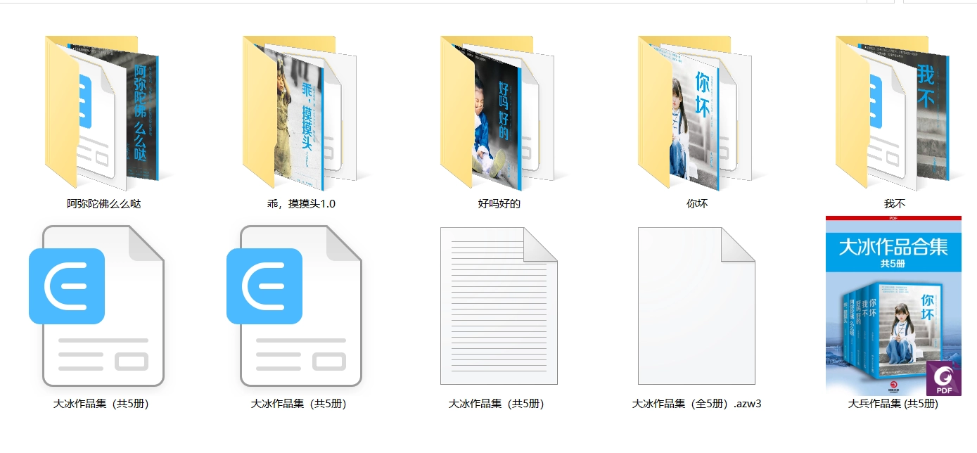 网友分享的大冰老师作品《全集》 - 万事屋 | 生活·动漫·娱乐综合社区-银魂同好聚集地