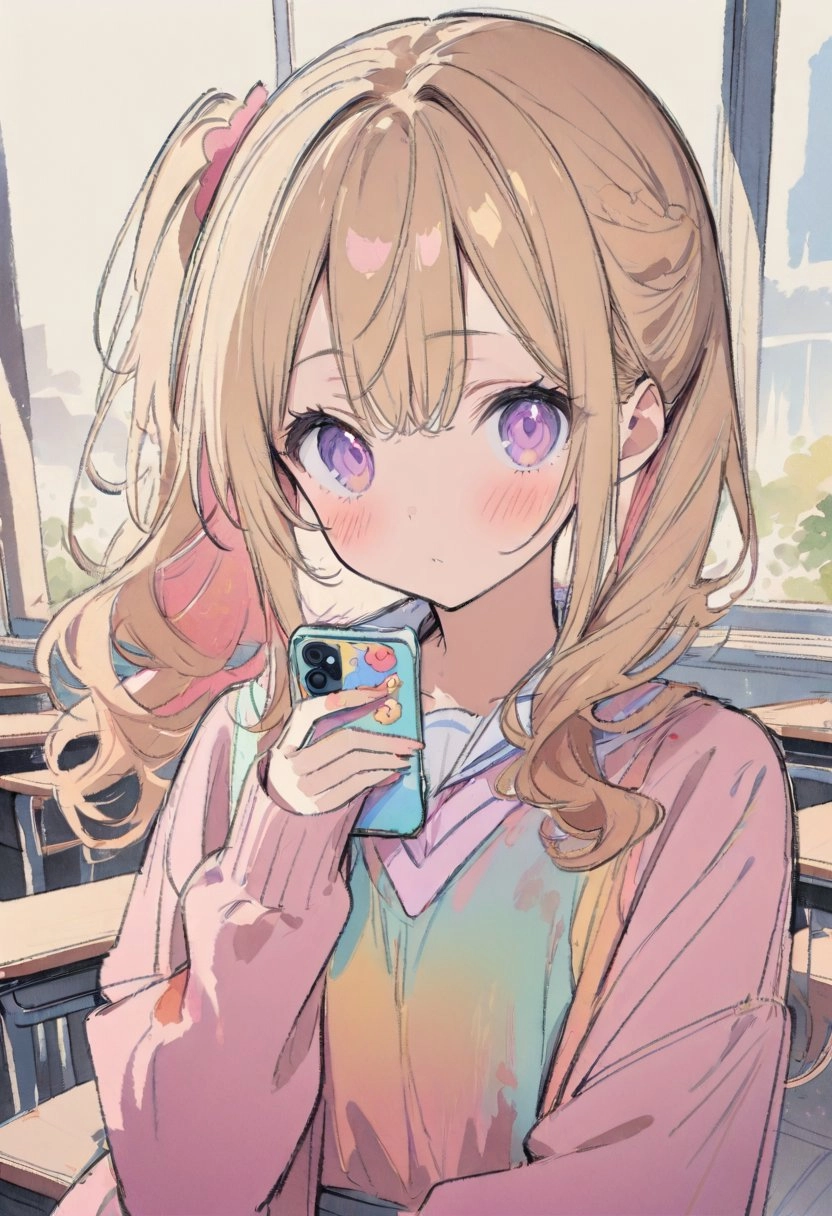 二次元宅男当然需要用二次元妹子做手机壁纸！