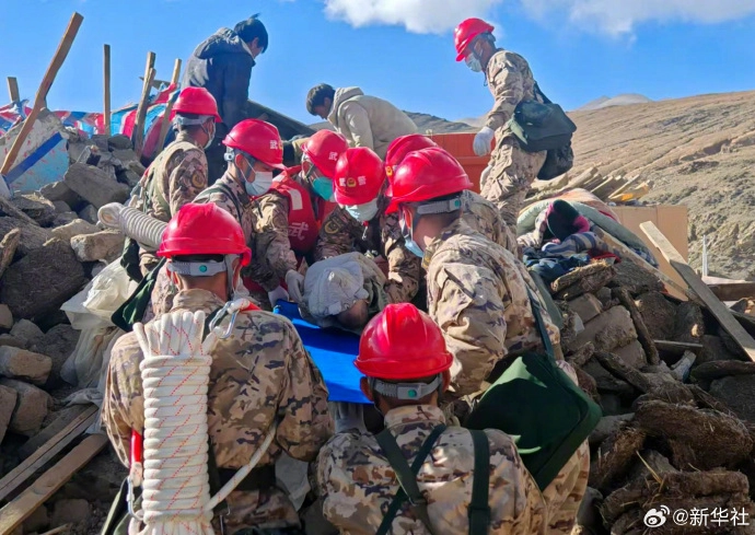 西藏定日县地震已致126人遇难188人受伤