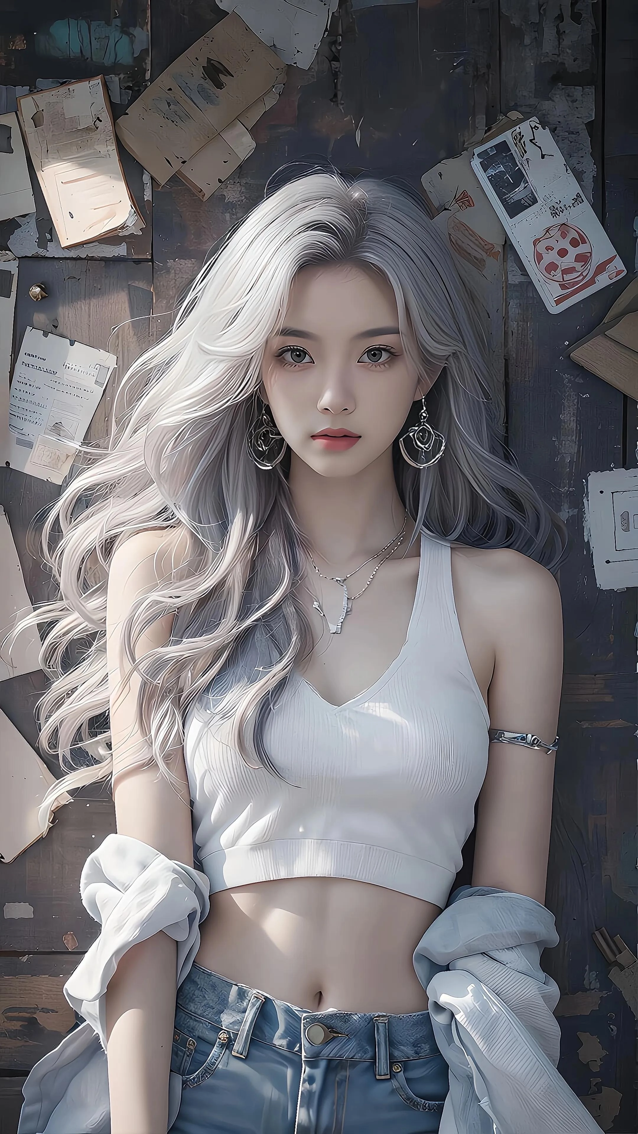 二次元手机壁纸·报纸墙背景壁纸 - 万事屋 | 生活·动漫·娱乐综合社区-银魂同好聚集地