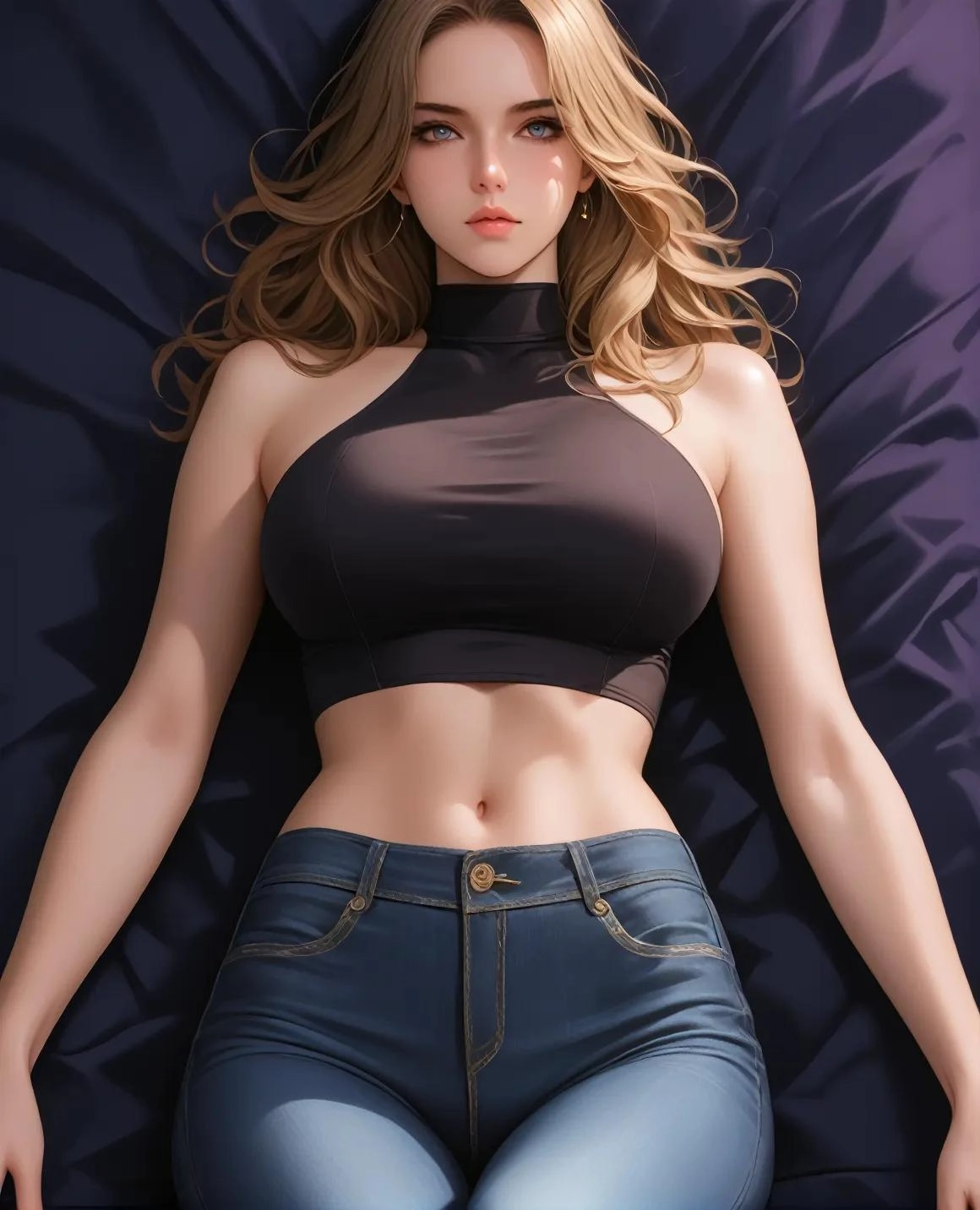 AI眼中的欧美冷峻美女