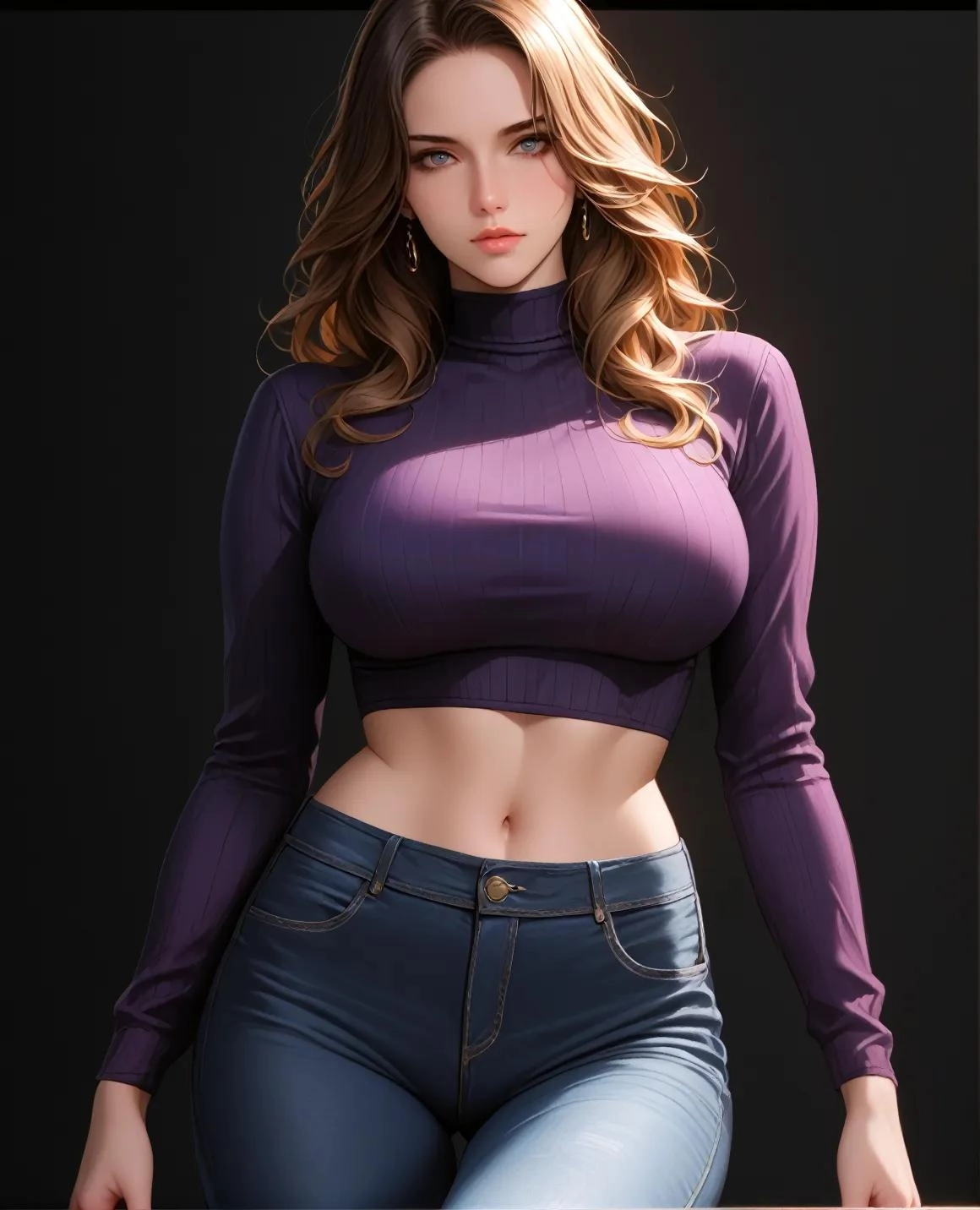 AI眼中的欧美冷峻美女 - 万事屋 | 生活·动漫·娱乐综合社区-银魂同好聚集地